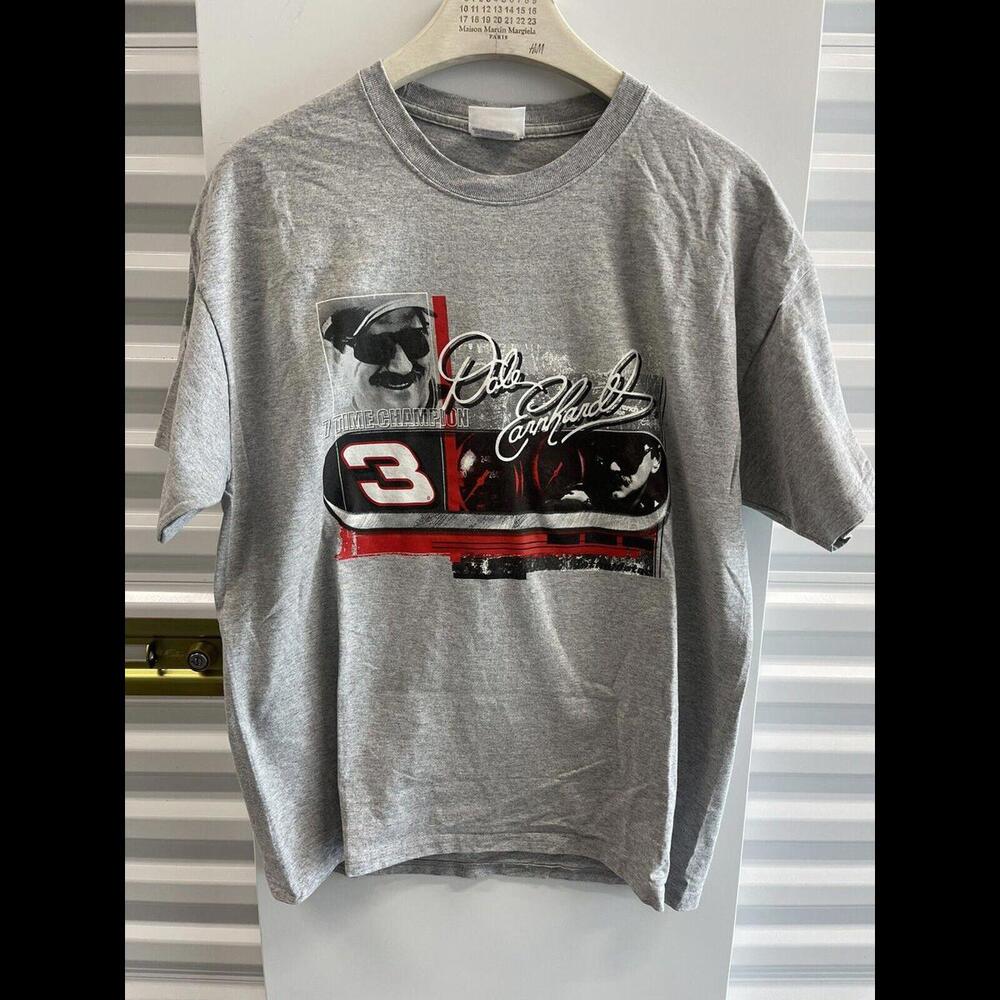 Vintage 1995 Nascar Dale Earnhardt 7 Time Champion Winston Men's T-shirt Size L